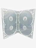 10 x Amaray Multi 4 DVD Case – 4 Way Multibox in trasparente per contenere 4 dischi in confezione di ...