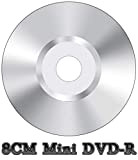 10 x mini 8 cm DVD-R videocamera disco bianco per videocamera (4 x 30 min 1,4 GB)