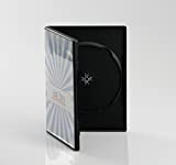 100 Custodie Dvd Doppie Nere - Box Porta 2 Dvd/cd 14mm