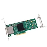 10Gtek® Esterno Controller LSI SAS/SATA HBA Raid PCI Express Host Bus Adapter per LSI 9200-8E, Chip LSI SAS2008, 8 Porte ...