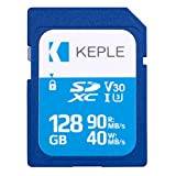 128GB SD Card Class 10 Scheda di Memoria Compatibile con Canon EOS M50, M100, M10, M6, M5, 6D, 60D, 70D, ...
