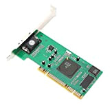 143 Scheda Grafica da 8 MB, VGA PCI 8 MB a 32 Bit Accessori per Computer Desktop Multi-Display per ATI ...