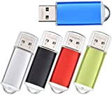 16GB Chiavetta USB 5 Pezzi Colorate Mini PenDrives - Metallo Multicolore Pen Drive 16 GB Unità Flash Memoria USB - ...
