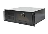 19 pollici 4U server case industriale da rack - nero - ATX - 48cm di profondità