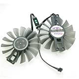 1Pair FD9015U12S DC12V 0.55A 88mm Video Fan For GAINWARD GEFORCE GTX 1060 PHOENIX Graphics Card Cooling Fan