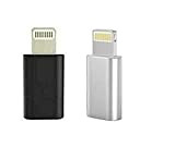2 Pack Micro USB Femmina a iPhone Convertitore Adattatore Maschio a 8 Pin per iPhone 6s 7 8 XR XS ...
