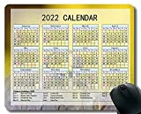 2022 Cassetto del mouse del calendario con le vacanze, i daffodils Flowers Sky Spring Mouse Pads