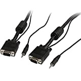 2M COAX HIGH RESOLUTION MONITOR VGA CABLE WITH AUDIO M/M