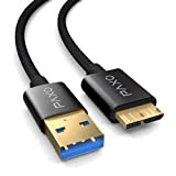 2m nylon USB MICRO USB 3.1 (USB 3.0) cavo per disco rigido, 5Gbit/s, cavo USB HDD, cavo dati, cavo di ...