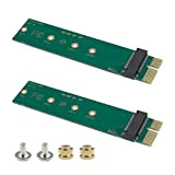 2pcs M.2 NVME SSD vers PCIEX1 Adaptateur M Key Interface Card Test Card pour XP941 SM951 PM951 960 Evo SSD ...