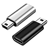 2PCS USB C to Mini USB Adapter Connettore Tipo C Femmina a Mini USB Maschio, Adattatore da USB Mini a ...