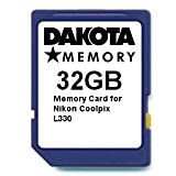 32GB Memory Card for Nikon Coolpix L330