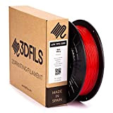 3DFILS - Filamento flessibile per stampa 3D eFil TPU 60D: 1.75 mm, 250 g, Rosso