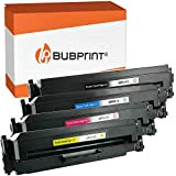 4 Bubprint Cartucce Toner compatibili per HP 410X CF410X CF411X CF412X CF413X per Color LaserJet Pro M452 M452DN M452DW M452NW ...
