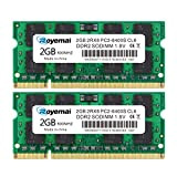 4GB(2X 2GB) DDR2 800MHz PC2-6400 PC2-6300 PC2 6400S DDR2 800 200 Pin SODIMM Notebook Laptop Memoria Ram 2RX8 Dual Rank ...