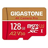 [5 Anni Recupero Dati Gratuito] Gigastone scheda di memoria 128 GB 4K Camera Pro, Specialmente per GoPro Drone Switch, Velocità ...