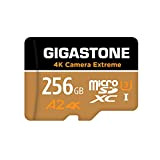 [5 Anni Recupero Dati Gratuito] Gigastone scheda di memoria 256 GB 4K Camera Extreme, Specialmente per GoPro Drone Switch, Velocità ...