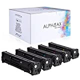 5 toner Alphafax compatibili con HP LaserJet Pro 200 color MFP M276nw M276n M251n M251nw compatibili con HP CF210X CF211A ...