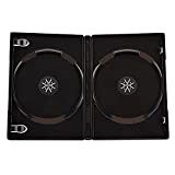 50 Black double DVD Cases – 14 mm – da Dragontrading