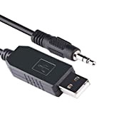 6FT USB RS232 a 3,5 mm AJ Audio Jack Programmazione Cavo 5 V TTL UART Cavo per Windows, Linux e ...