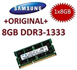 8 GB 204 pin DDR3-1333 SO-DIMM, 1333Mhz, PC3-10600S, CL9