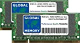 8GB (2 x 4GB) DDR2 667/800MHz 200-PIN SODIMM Memoria RAM Kit per PC Portatili