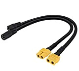 AAOTOKK XT60 to DC Adapter Cable XT60 Bullet Connector to DC 5.5X2.5mm Female Power Jack Adapter Cable for TS100 Soldering ...