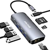ABLEWE HUB USB C HDMI 8 In 1, Multiporta USB C Hub con Ethernet 1000Mbps, HDMI 4K, 3 Porte USB ...