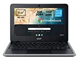 Acer Chromebook 311 C733-C2UK Notebook, PC Portatile con Intel Celeron N4020, Ram 4 GB DDR4, eMMC 32 GB, Display 11.6" ...