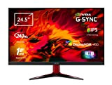 Acer Nitro VG252QXbmiipx Monitor Gaming G-SYNC Compatible, 24,5", Display IPS Full HD, 240 Hz, 1 ms, 16:9, HDMI 2.0, DP ...