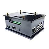 Acrilico Casse per InnoMaker Raspberry Pi HiFi AMP Audio Hat Compatibile con Pi4, Pi 3B+, Pi3
