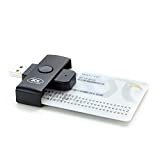 ACS ACR38U-N1 PocketMate USB Lettore e Scrittore di Smart Card Reader per CNS CRS Firma Digitale Piccolo Compatto Nero