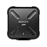 ADATA 512GB SD700 SSD, Black Durable External, ASD700-512GU3-CBK (Durable External Military-grade Shockproof, IP68 Dustproof/Waterproof), Nero