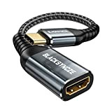 Adattatore da USB C a HDMI 4K, BLACKSYNCZE Adattatore da USB Tipo C 15CM [Compatibile con Thunderbolt 3], 4K@60Hz Nylon ...