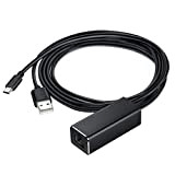 Adattatore Ethernet per Chromecast USB 2.0 a RJ45 per Google Chromecast 2 1 Ultra Audio TV Stick Micro USB scheda ...