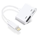 Adattatore HDMI iPhone e iPad [Certificato Apple MFi] Lightning Digital AV Adapter Cavo HDMI per TV Plug and Play Convertitore ...