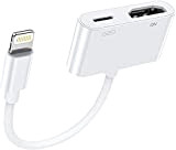 Adattatore HDMI iPhone e iPad [Certificato Apple MFi] Lightning Digital AV Adapter Cavo iPhone HDMI per TV Plug and Play ...