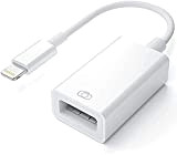 Adattatore per fotocamera Apple Lightning a USB, cavo USB 3.0 OTG per iPhone/iPad per collegare lettore di schede, USB Flash ...