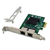 Adattatore server PCIe Gigabit Ethernet a due porte con chipset NetXtreme® BCM5720-2P PCI Express 1000M Scheda LAN di rete per ...