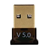 Adattatore USB Bluetooth 5.0 trasmettitore Bluetooth ricevitore audio Bluetooth dongle senza fili USB adattatore per computer PC portatile durevole utile ...