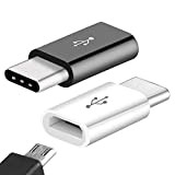 Adattatore USB C a Micro USB Femmina ( 2 pack ) Connettore USB Type C per Samsung, Google Pixel, Huawei, ...
