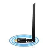 Adattatore USB WiFi,Chiavetta WiFi 1200Mbps,Adattatore WiFi Dual Band 5 GHz/2,4 GHz USB 3.0 Veloce Alto Guadagno Rete WiFi Dongle Supporta ...