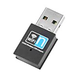 Adattatore USB wireless 300M, mini adattatore WiFi Dongle Ricevitore scheda di rete wireless per PC desktop portatile Win2000/XP