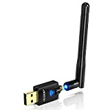 Adattatore WiFi Ac600Mbps Wireless USB Adapter 5ghz / 2.4ghz Dual Band 600mbps USB Adapter 2dBi Antenna Esterna Supporta Windows Adattatore ...