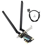 Adattatore Wifi Scheda di Rete PCI-E, Dual Band 2.4/5 Ghz Wireless PCI Express Adapter con Bluetooth 4.0, Compatibile con PCI-E ...