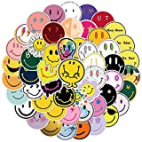 Adesivi 53 pezzi Felice Smile Stickers Tema Sorriso Bellissimi e Divertenti Impermeabili Vinile Emoji Adesivo per Computer Portatile Libri Diari ...