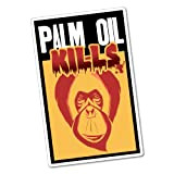 Adesivo divertente con olio di palma uccide Orangutan per computer portatile