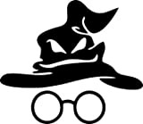 Adesivo Harry Potter Occhiali e cappello parlante - computer portatile macbook decalcomania