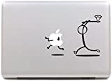 Adesivo4You Adesivo Decorativo per Apple Creativo Escapes Decal Sticker Art Nero per Apple MacBook PRO Air Mac 13"15" Pollici/Unibody 13"15" ...