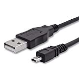 Adhiper Cavo USB sostitutivo 8 pin Cavo sincronizzazione dati per trasferimento dati compatibile con Panasonic Lumix DMC-F2 DMC-FH25 DMC-FP5 DMC-FS16 ...